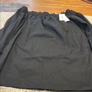 10 Crosby Derek Lam Black A-Line Skirt